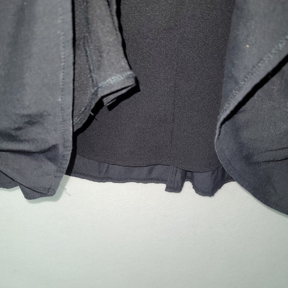 Meghan Los Angeles Dress Womens Small Black Long Lace Accent Bell Sleeves Goth - Picture 4 of 11